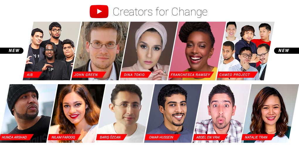 YouTube invests $5 million in Creators for Change program - The Indian Wire