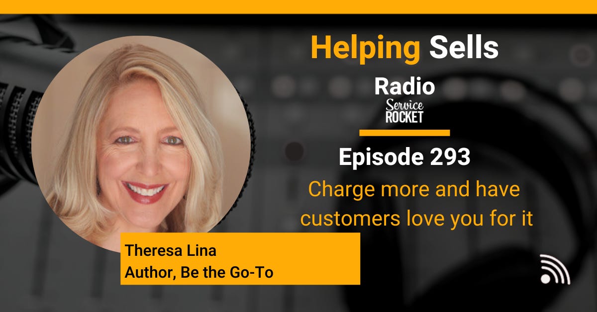 Theresa Lina on Helping Sells Radio podcast with Bill Cushard
