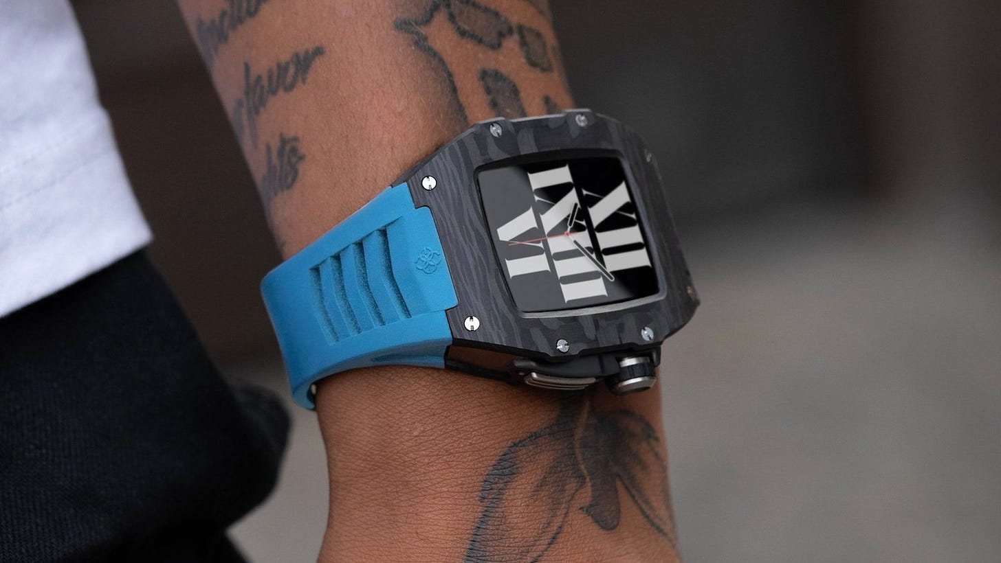 Golden Concept RSC44 active Apple Watch case uses strong titanium and  carbon fiber » Gadget Flow