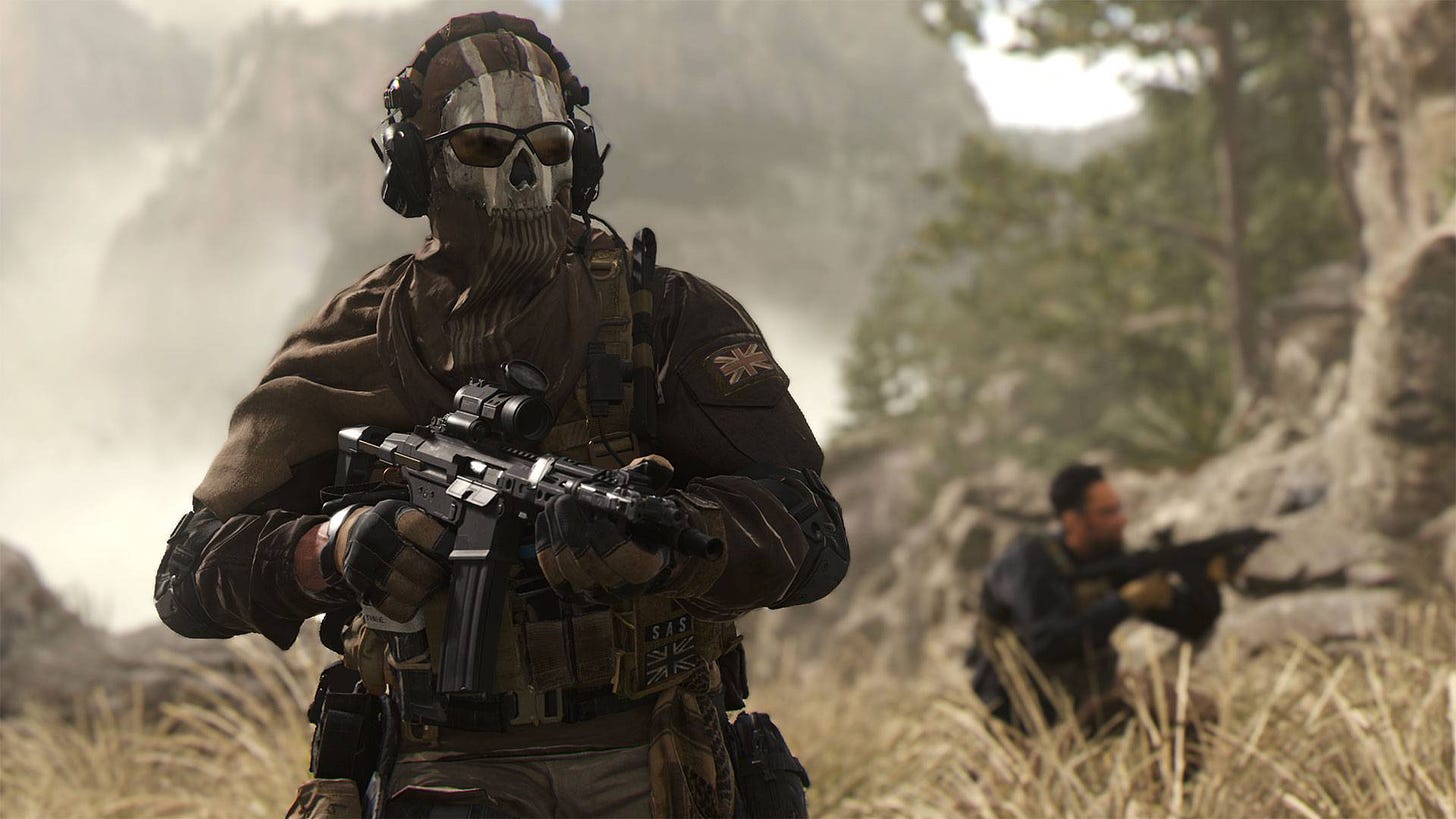 Call of Duty Ghost in Modern Warfare 2