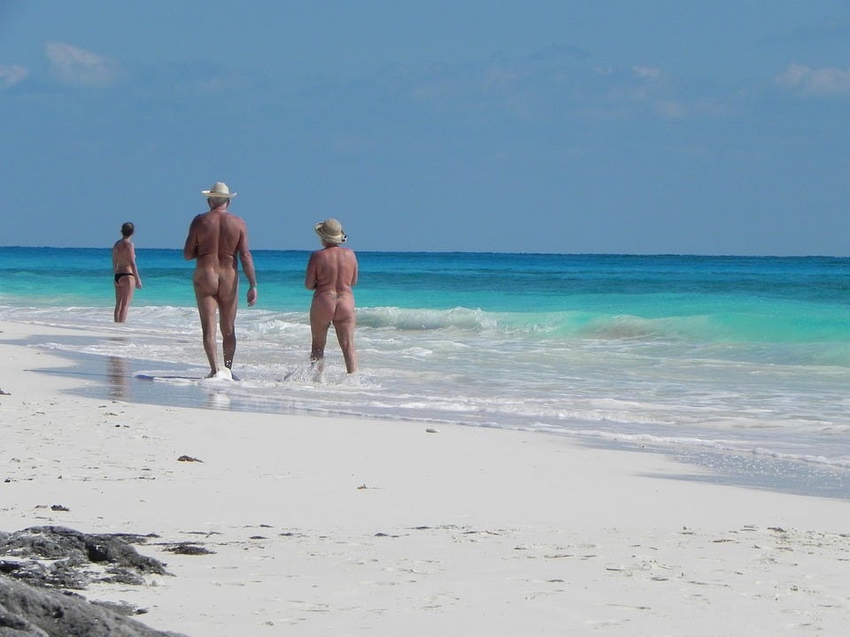 Cuba, Cayo Largo, Nudism, Nudist Beach