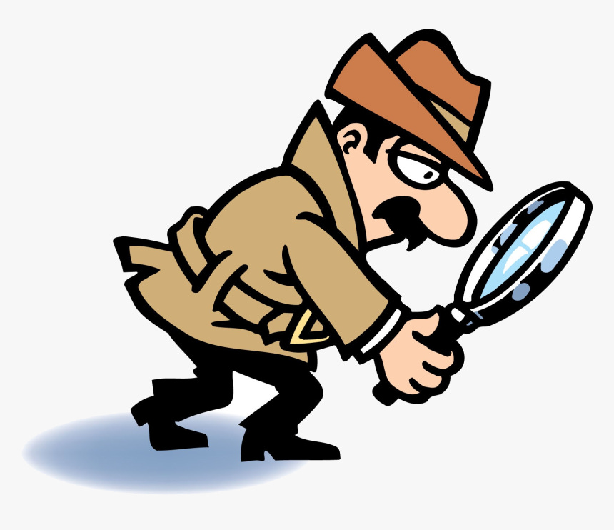 Magnifying Glass Detective With Clipart Transparent - Clip Art ...