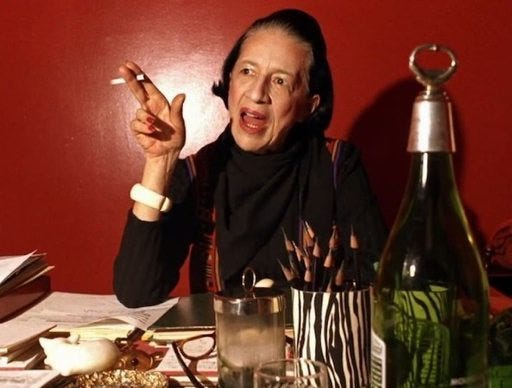 Image result for diana vreeland there's only one very good life