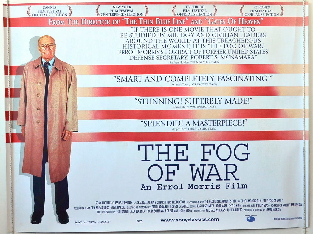 Fog Of War (The) - Original Movie Poster