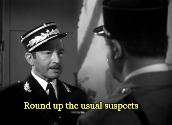 Round up the usual suspects Blank Template - Imgflip