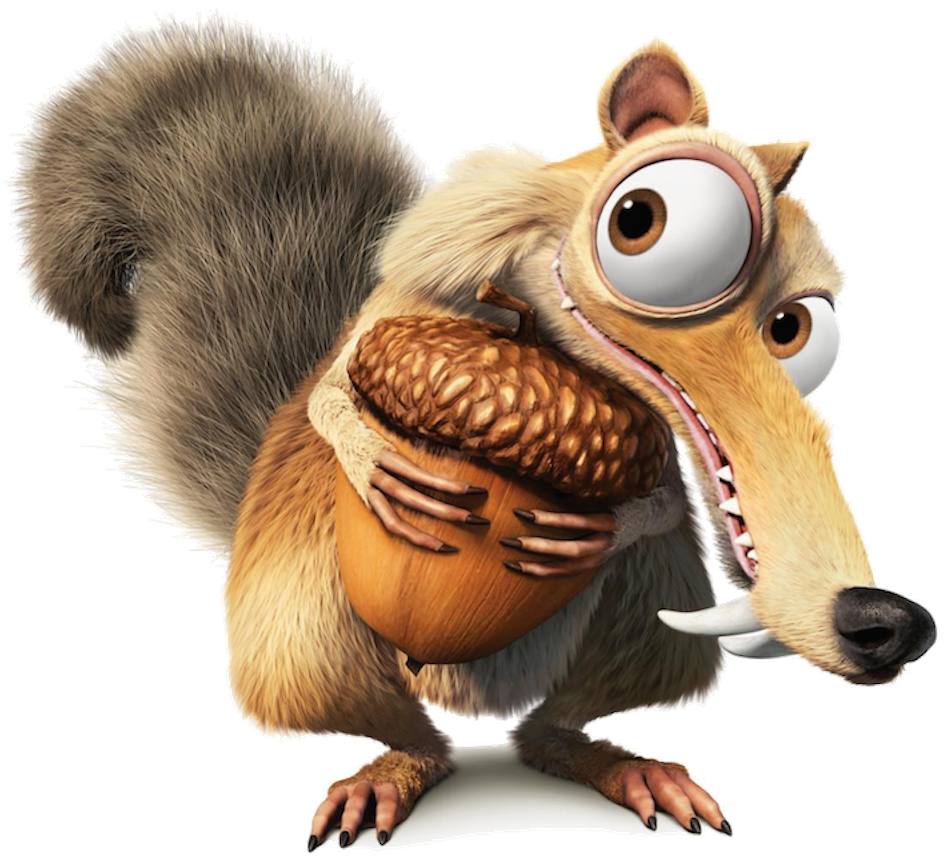 Ice Age squirrel PNG