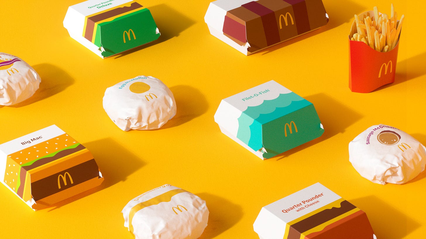 McDonald's' packaging designed to reflect brand's "playful point-of-view"