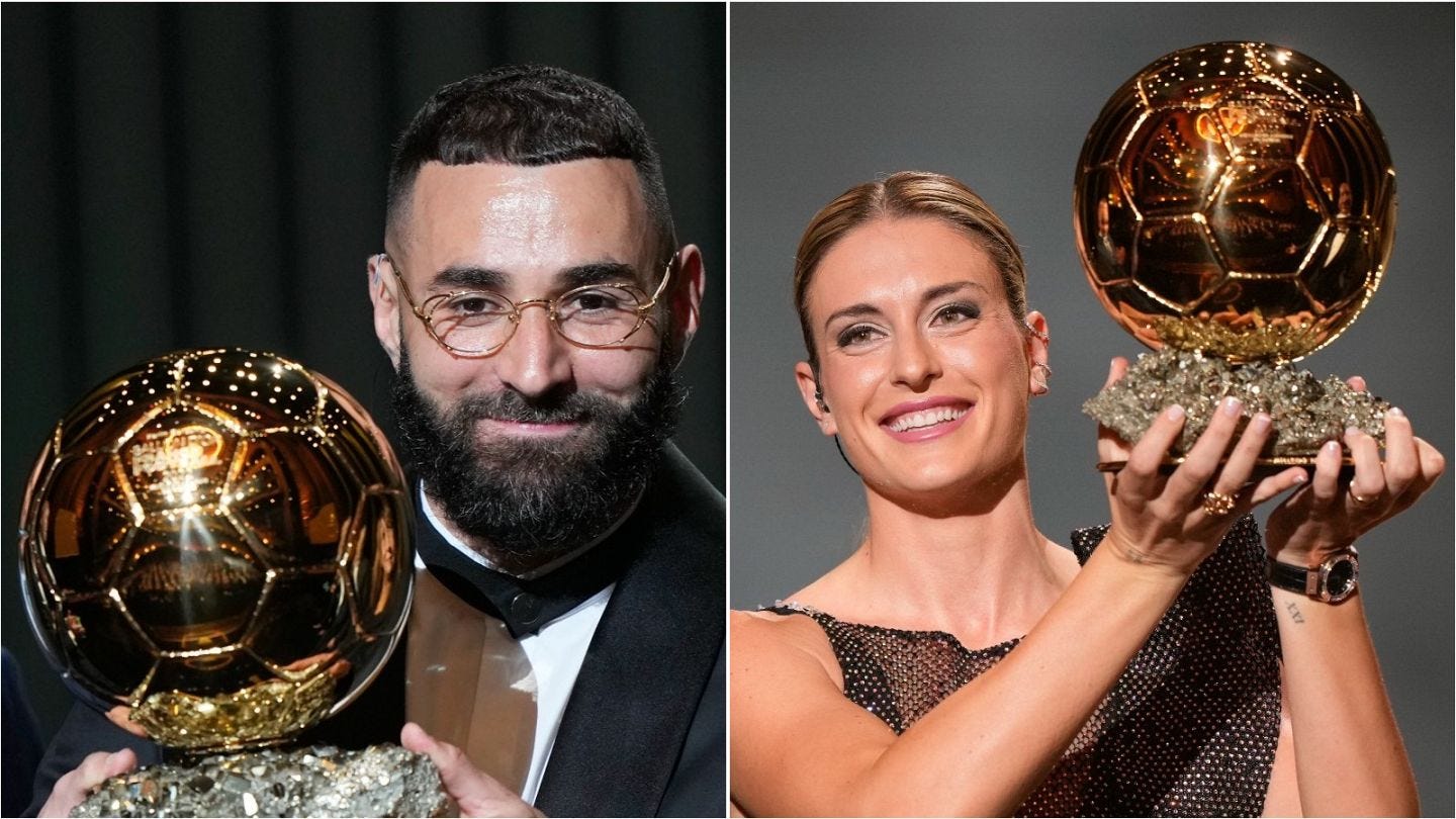 Alexia Putellas and Karim Benzema win the 2022 Ballon d'Or | Euronews