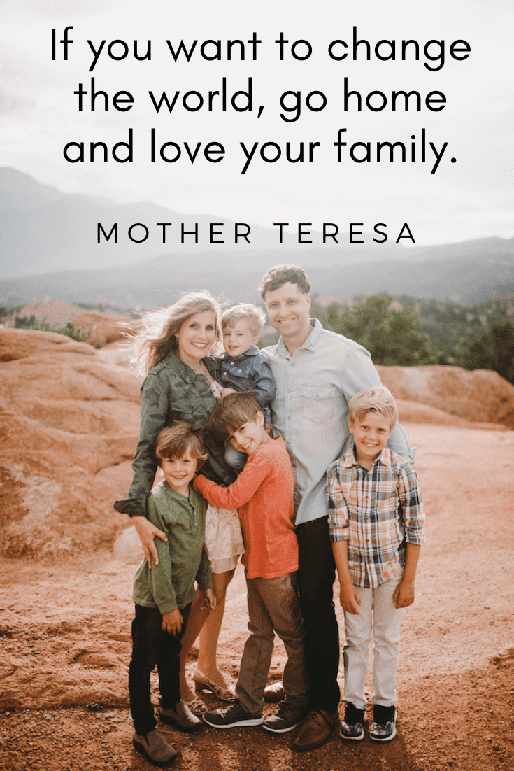 How do you change this world? Love your family. - kathrynegly.com