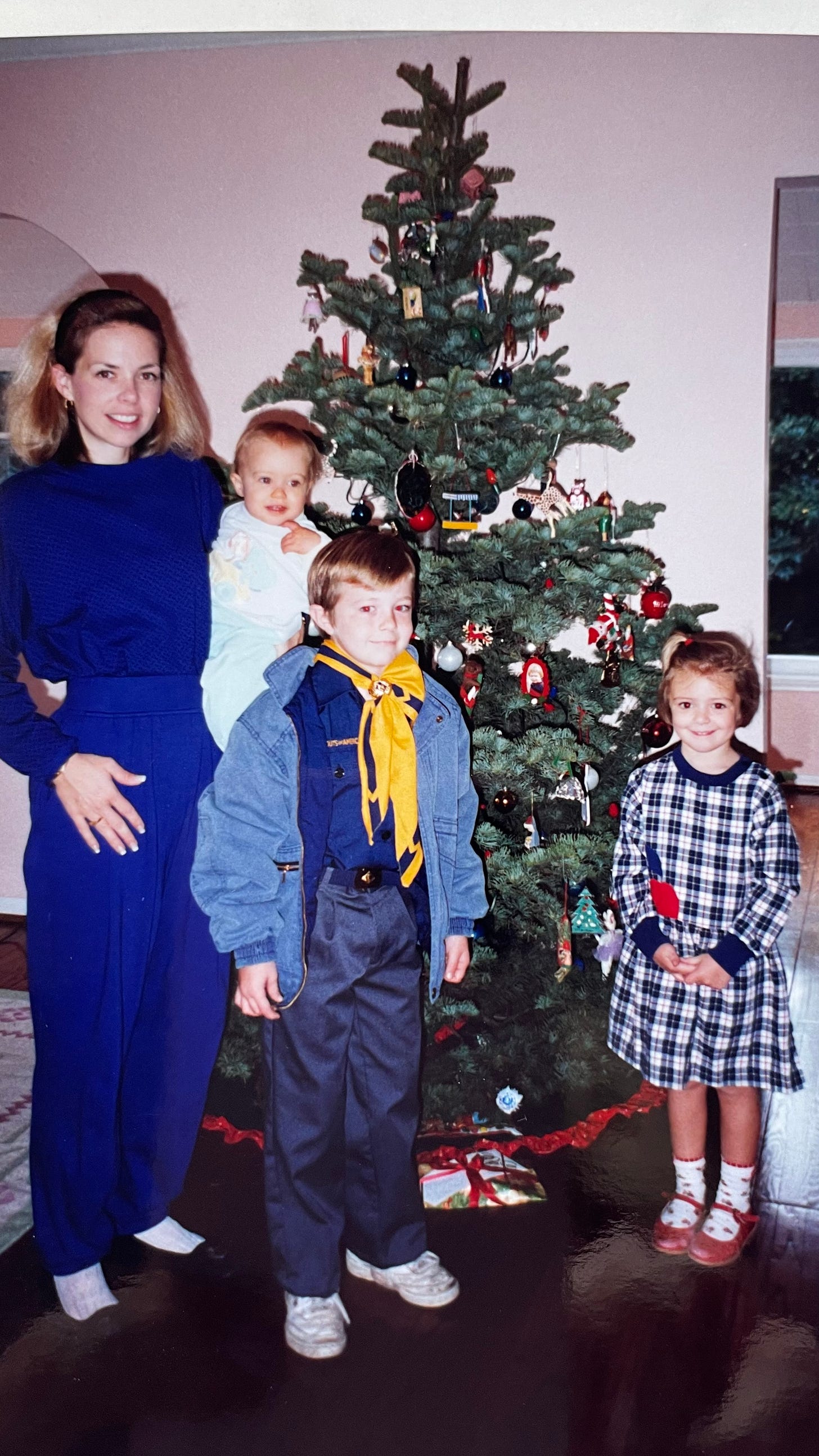 Haldeman family Christmas 1990