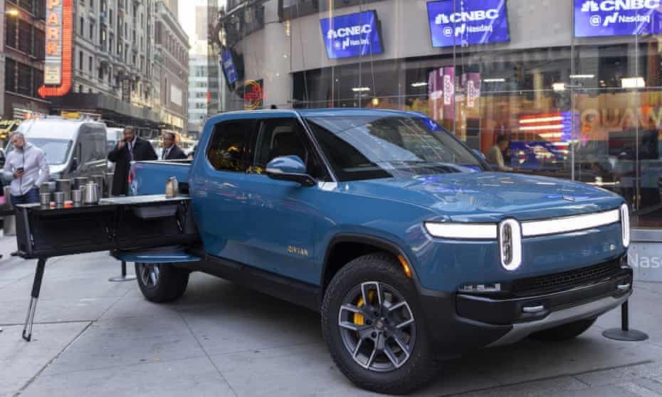 Will Rivian's electric vehicles end Detroit's reign over the US auto  industry? | Electric, hybrid and low-emission cars | The Guardian