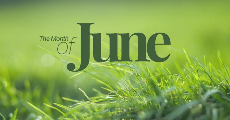 June – Sixth Month of the Year