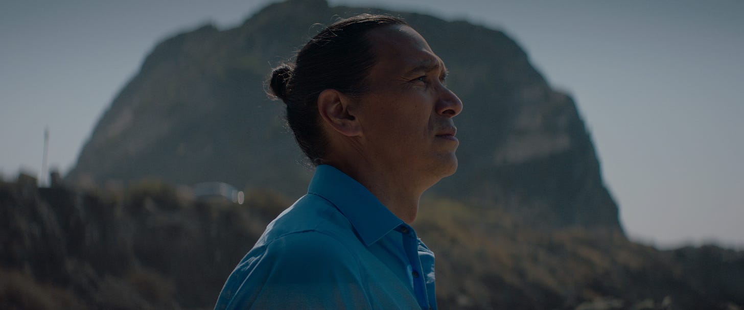 Michael Greyeyes as Makwa in Wild Indian