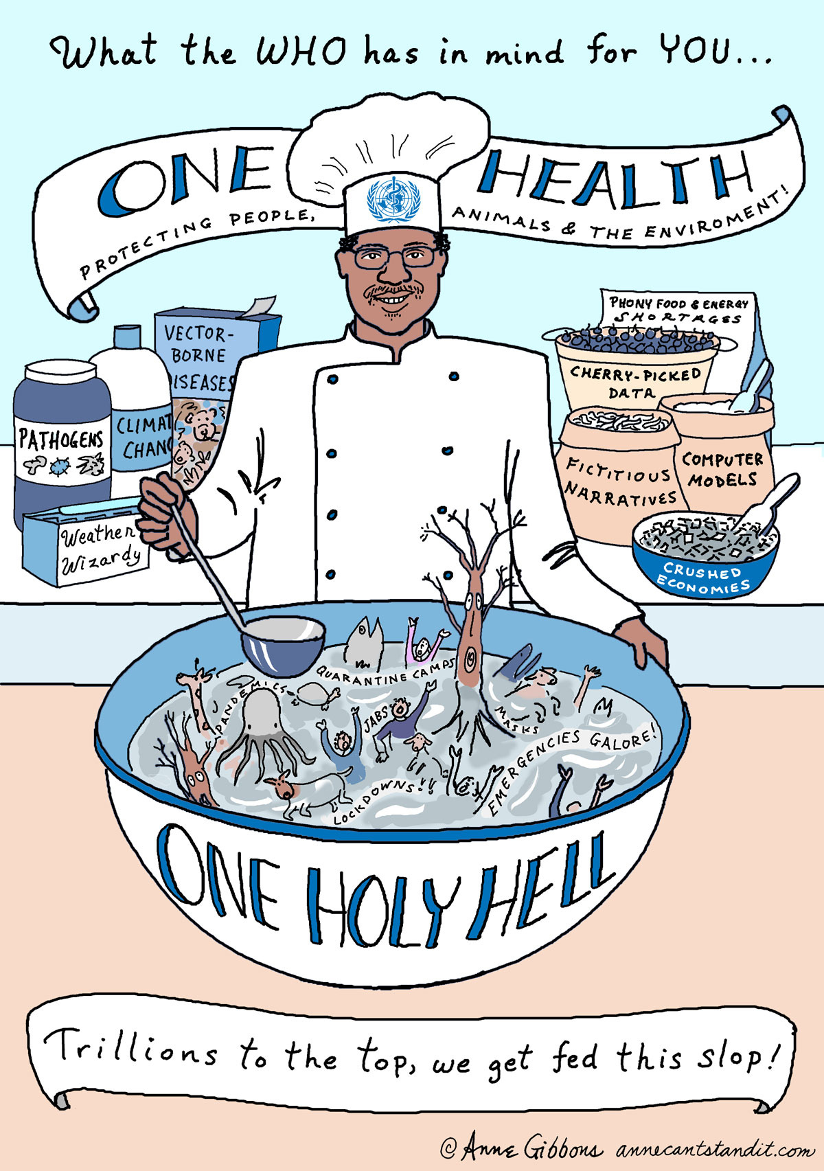 Anne Gibbons Cartoon: One Health