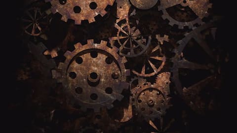 Rusty Gears Rotating in Loop Stock Footage Video (100% Royalty-free)  1025359406 | Shutterstock