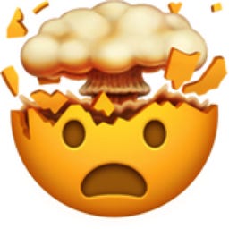 Exploding Head Emoji (U+1F92F)