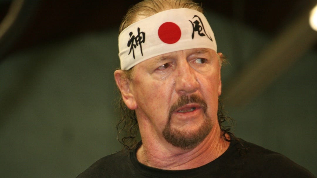 Terry Funk in 2012. (Photo credit: Mike Kalasnik under Creative Commons license.)