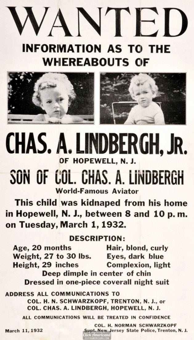 Image result from https://crberryauthor.wordpress.com/2015/08/27/was-the-lindbergh-baby-kidnapping-a-hoax/