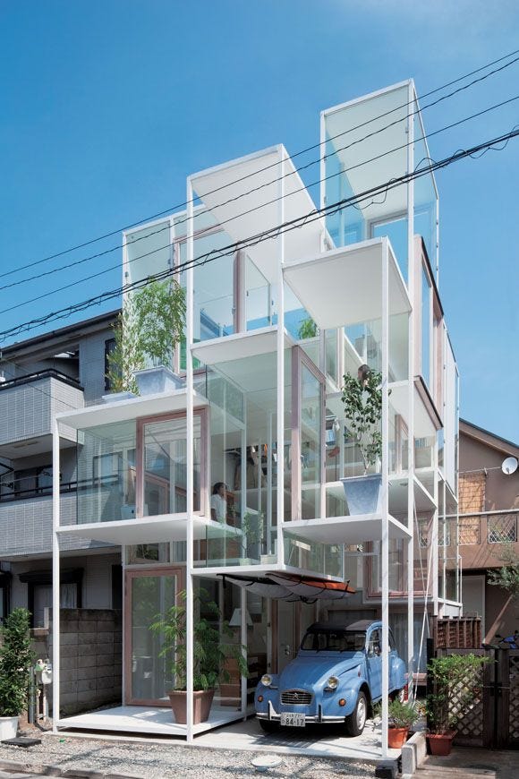 Image result for tokyo multi layered house