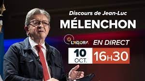 Jean-Luc Mélenchon - Rendez-vous ce samedi 10 octobre à 16h30 en direct sur  YouTube (https://youtu.be/pZY-heiUHvc) et sur cette page Facebook. |  Facebook