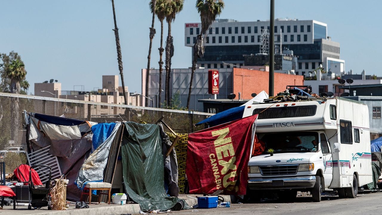 LA County says crime has spiked near RV encampments