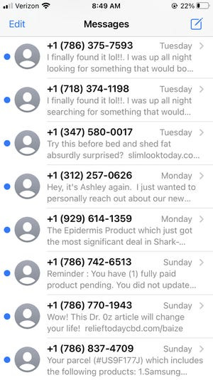 Text message scams, spam calls on the rise in Wisconsin