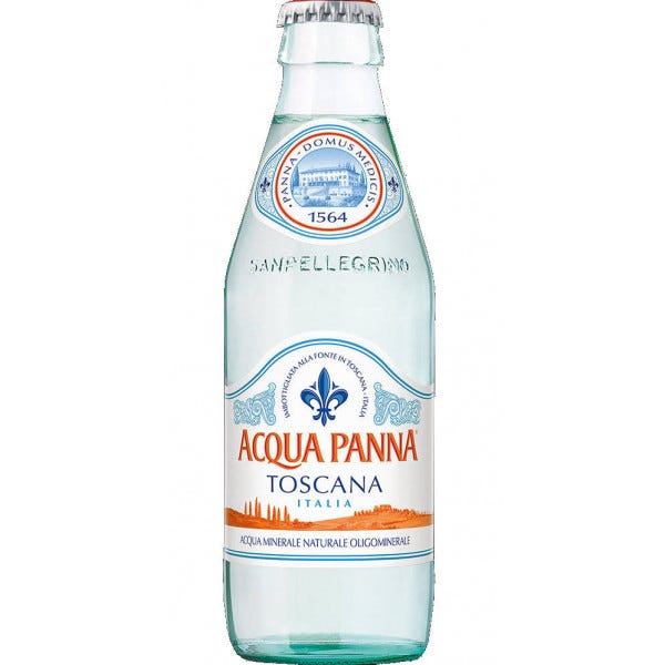 Acqua Panna Naturale 0,25 lt - 24 bottiglie (vetro) - Risparmia su  acquaacasatua.it Numero di casse 14