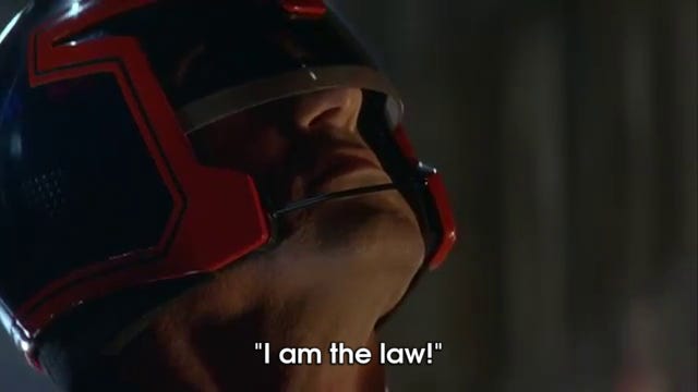 And Running Out Of Patience. GIF - I Am The Law Judge Dredd Sylvester  Stallone - Discover & Share GIFs