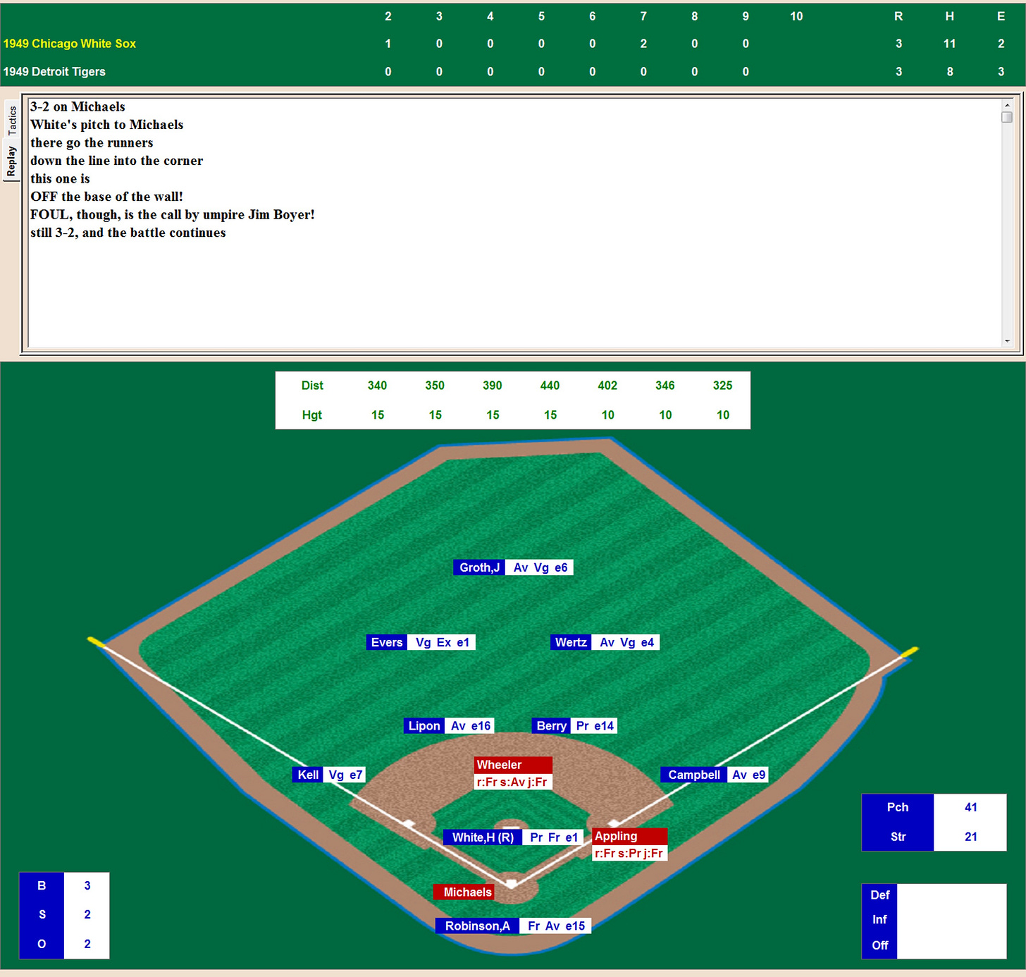 Diamond Mind Baseball Play By Play