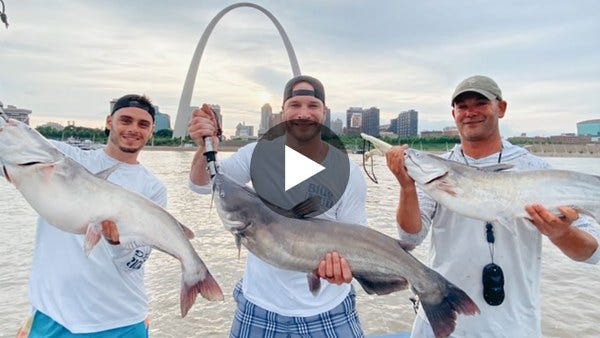 GIANT Catfish in Downtown St. Louis! - Barstool Outdoors S2 Episode 5