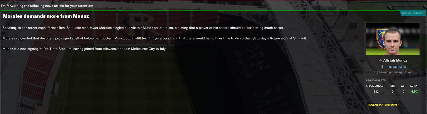 Football Manager 2021 Munoz