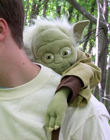 Plush Yoda Backpack