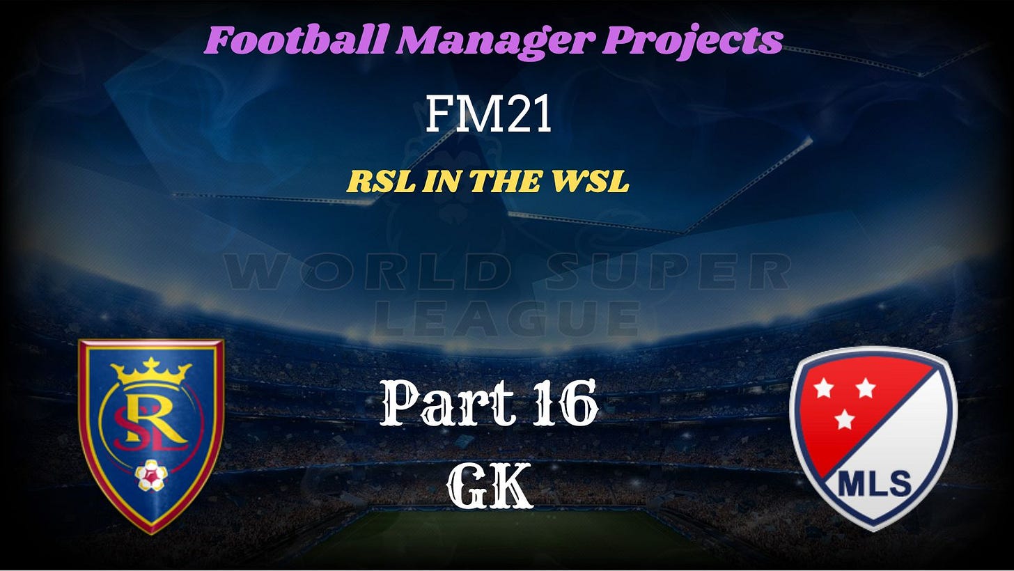 Football Manager 2021 RSL WSL