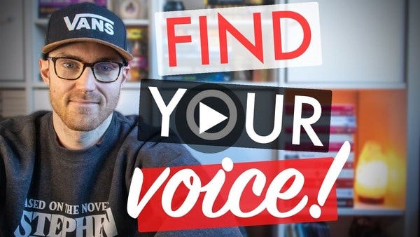 Finding your voice as a writer (might not be what you think it is)