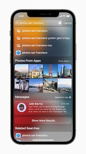 Apple Photos Spotlight Search Text in Photos