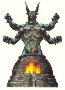 Moloch | Character, Occult, The minotaur