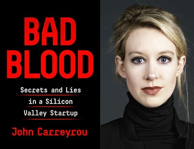 Review: Bad Blood: Secrets and Lies in a Silicon Valley Startup by John  Carreyrou | FrazerRice.Com | Interviews with entrepreneurs, experts and the  creative people that push the world forward . . . .