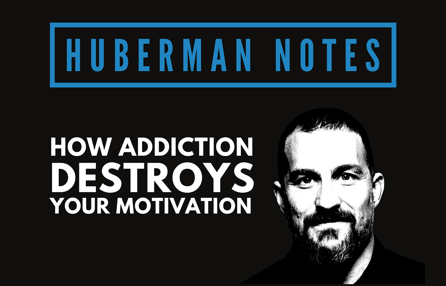 Title image with title text and image of Andrew Huberman.