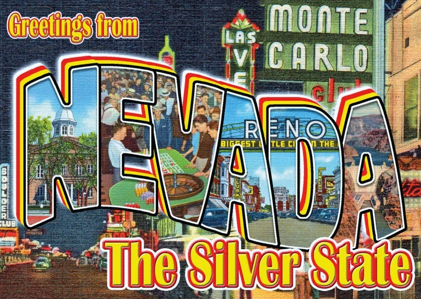 Nevada - The Silver State | Vacation Cards & Quotes 🗺️🏖️ | Send real  postcards online