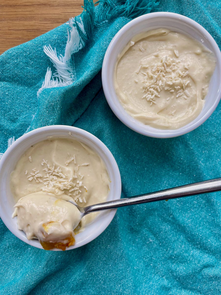 Cardamom & Mango Custard Pots