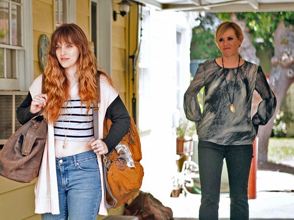 Aubrey Peeples and Molly Ringwald star in "Jem and the Holograms"