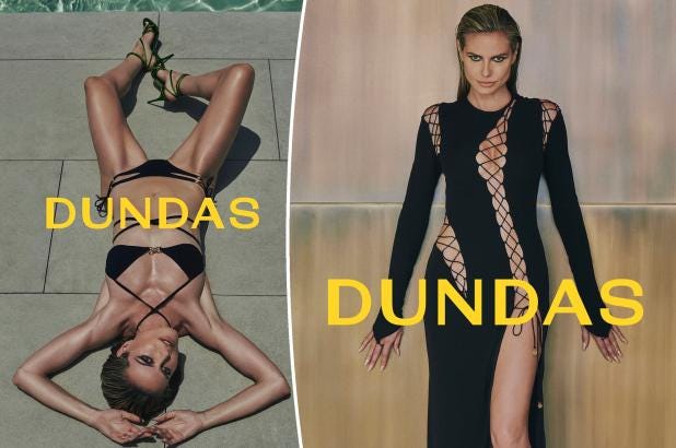 Heidi Klum Dundas campaign