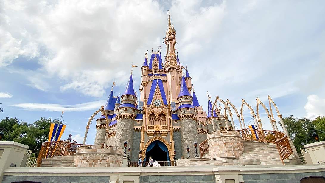 Cinderella's Castle has a picture-perfect new look ahead of Walt ...