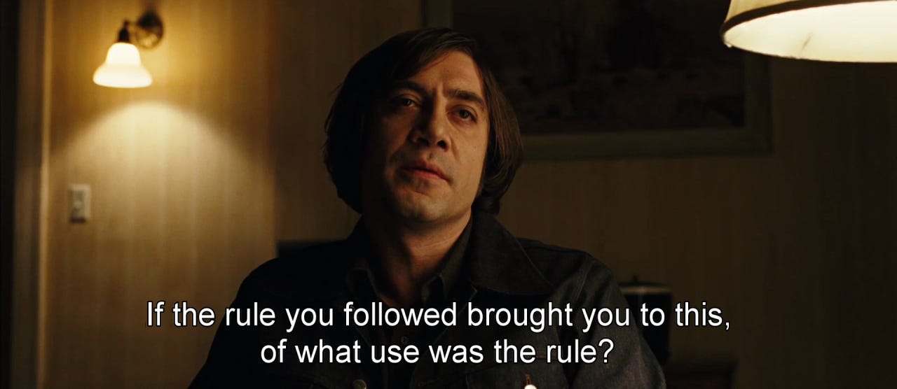 Fresh Movie Quotes — No Country for Old Men (2007)