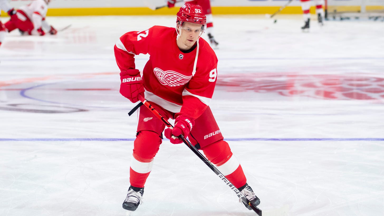 Vladislav Namestnikov&#39;s offense catching up to defense for Red Wings