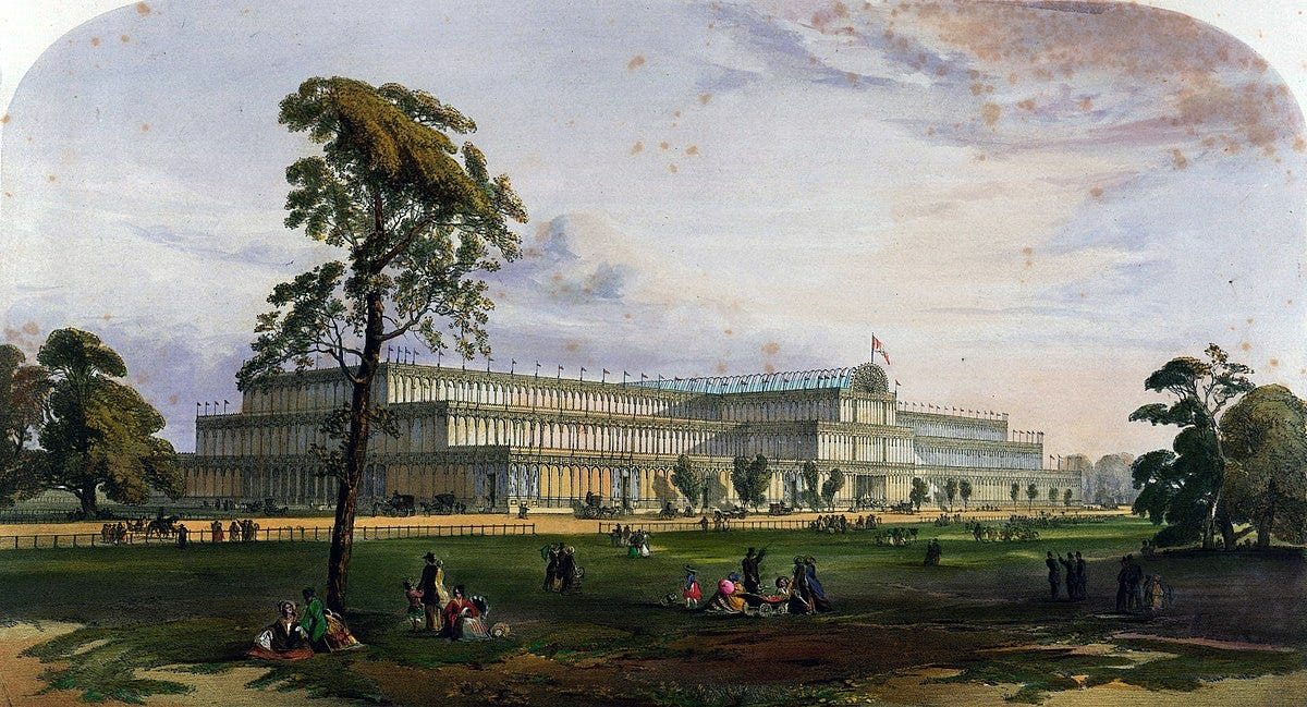 The Crystal Palace in 1851.