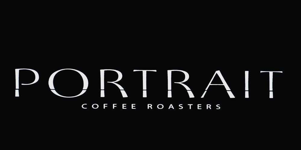 Portrait Coffee Roasters — the logo seen at the pop-up at beSOCIAL.