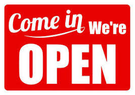 A4 SIZE 'COME IN' OPEN & CLOSED SIGN, SHOP WINDOW DOOR - red color | eBay
