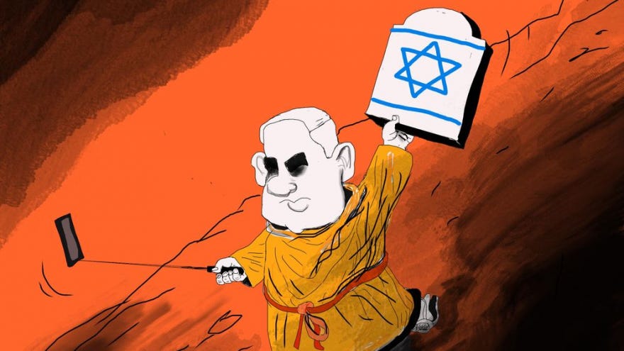 Despite apologizing on April 28 for running an anti-Semitic cartoon in its international edition on Aug. 25, 2019, “The New York Times” published another anti-Semitic cartoon in the same edition over the weekend. Credit: VG.