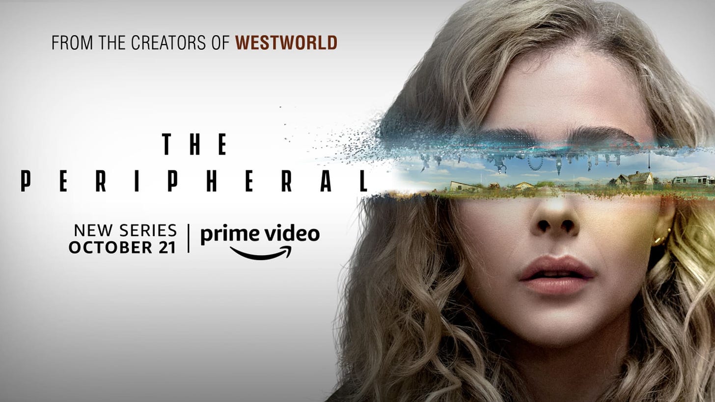 What time is The Peripheral coming to Prime Video?